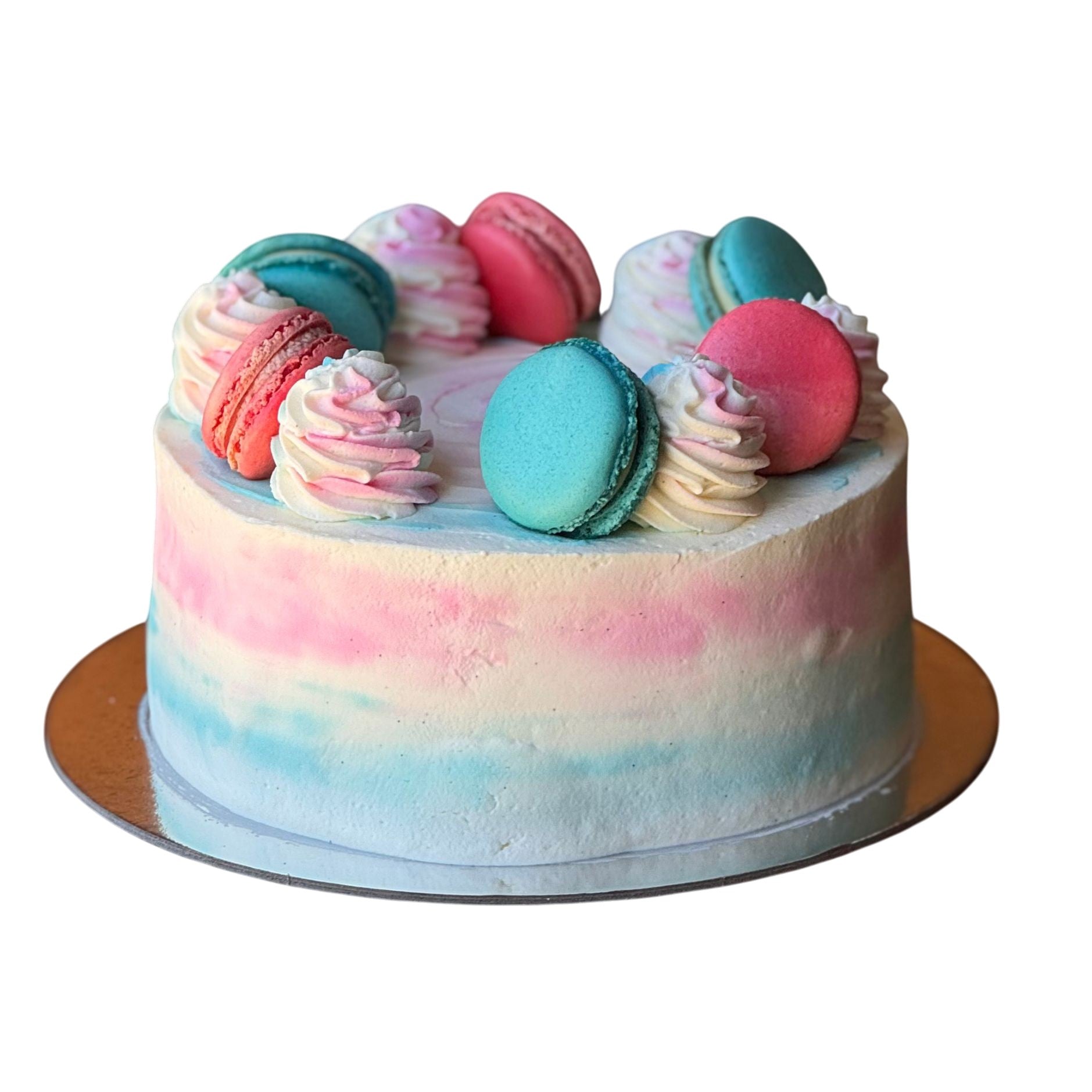 Gender Reveal Vanilla Sponge Cake (8") All Products French Sweet French Sweet