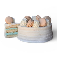 Gender Reveal Vanilla Sponge Cake (8") All Products French Sweet French Sweet