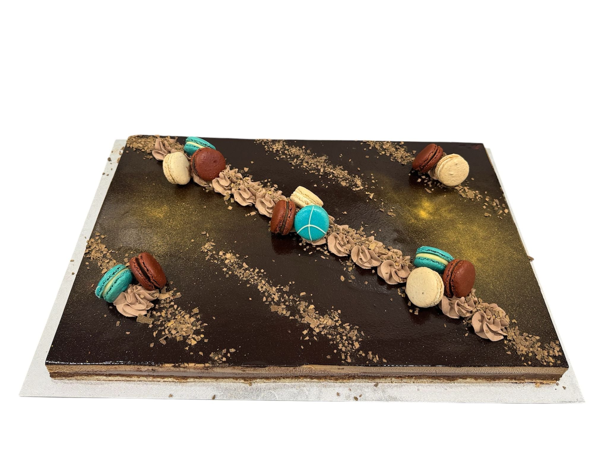 Ferrero rocher cake Slab (Square Up to 70 Serves) ( 4 Days Notice ) GLUTEN FREE *** WHOLESALE *** All Products French Sweet French Sweet